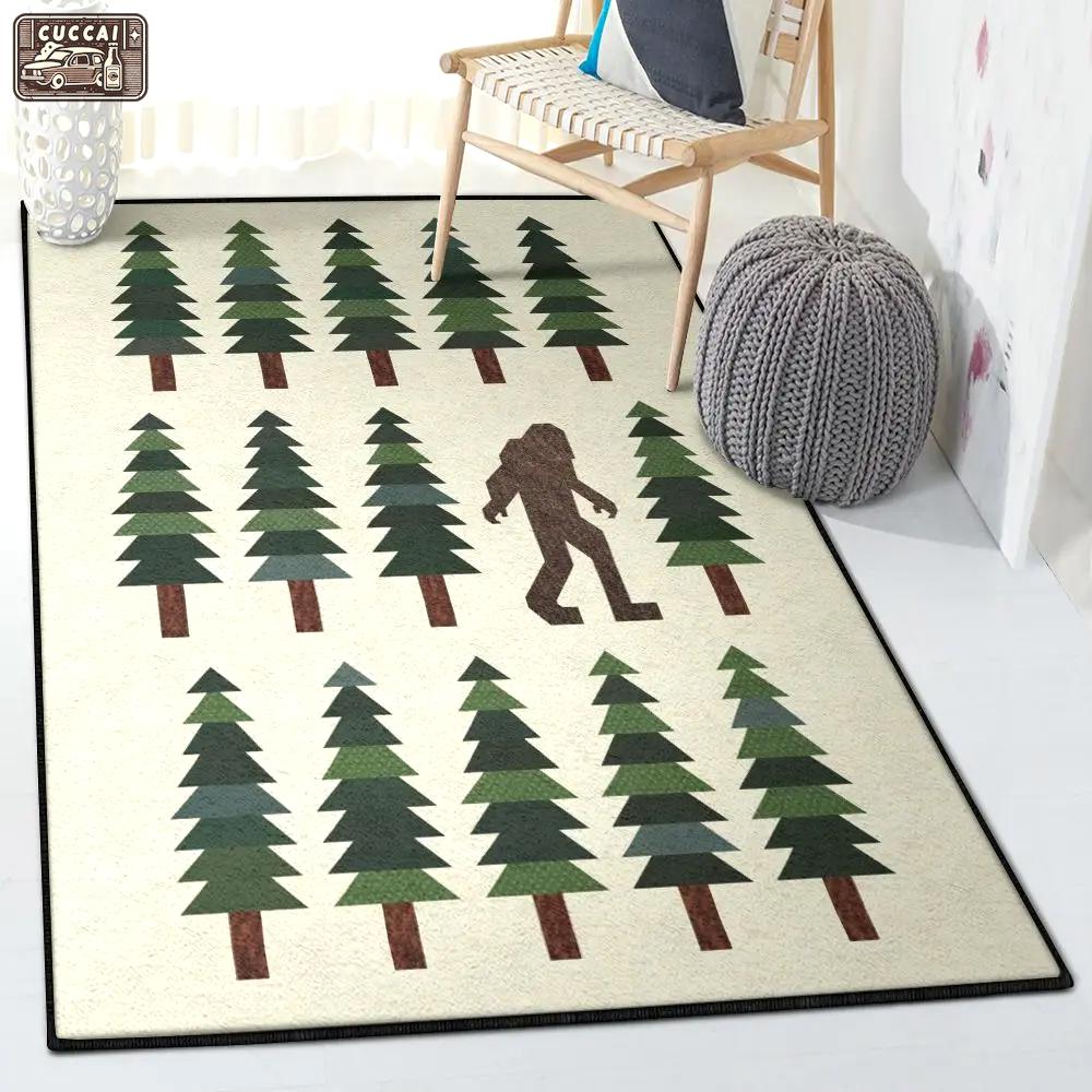 Bigfoot washable rugs, bigfoot rug Rectangle Rug