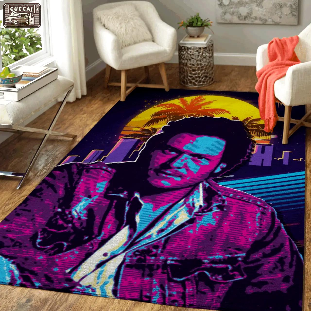 Blake shelton american country music singer pop art area rug area rug living room carpet rug regtangle carpet floor decor home decor Rectangle Rug