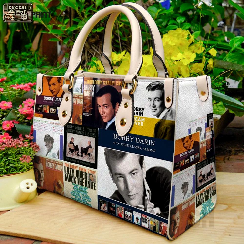 Bobby darin leather bag for women gift 842 Women Leather Hand Bag