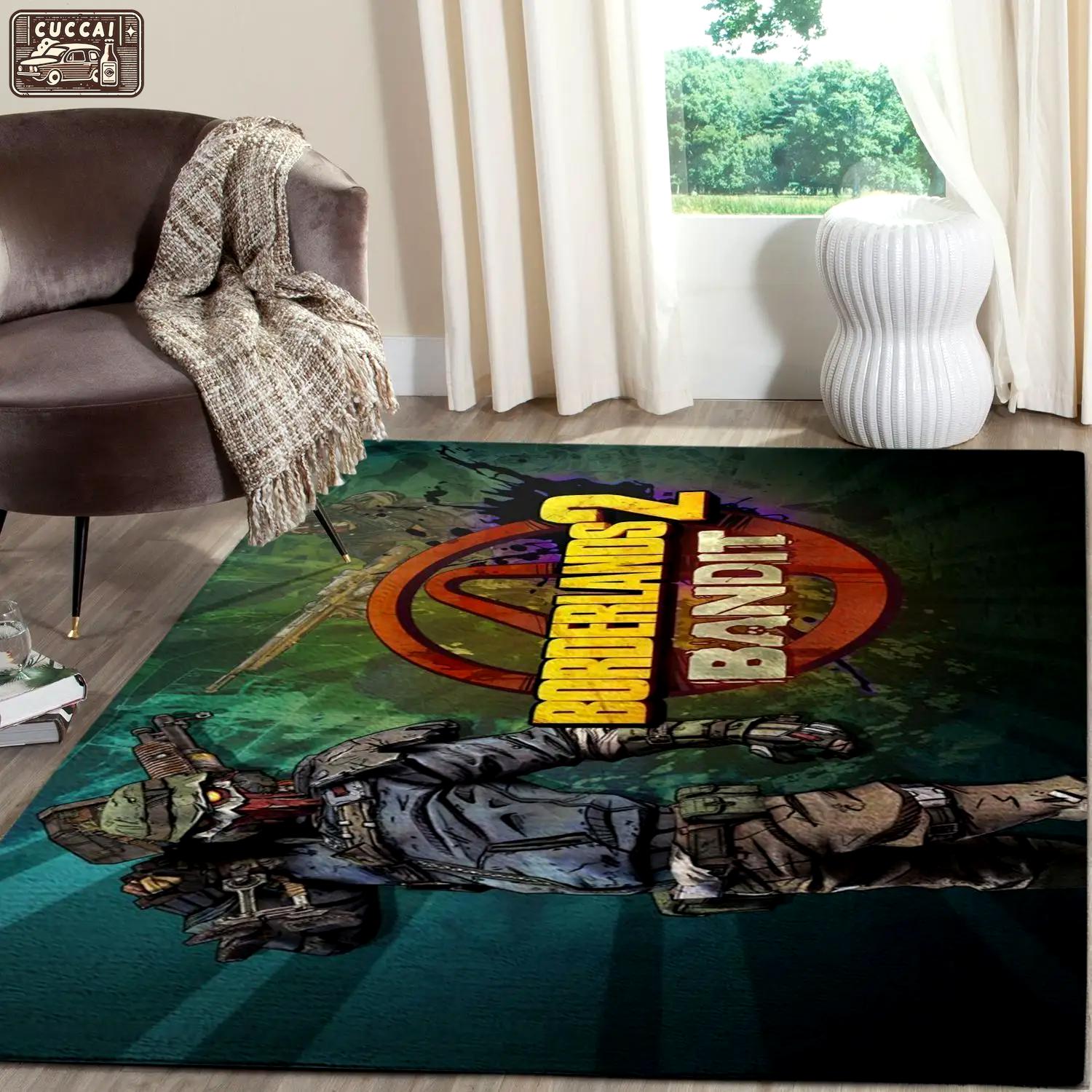 Borderlands bandt gaming area rugs living room carpet fn140118 rug regtangle carpet floor decor home decor Rectangle Rug