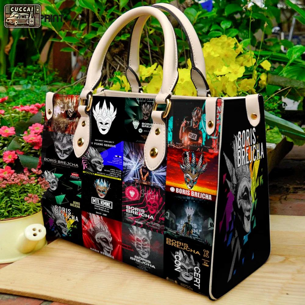 Boris brejcha leather handbag gift for women 4684 Women Leather Hand Bag