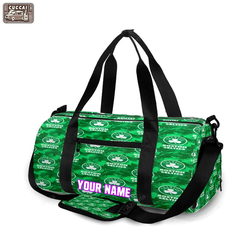 Boston celtics 6 personalized name travel bag gym bag 1243 Travel Bag