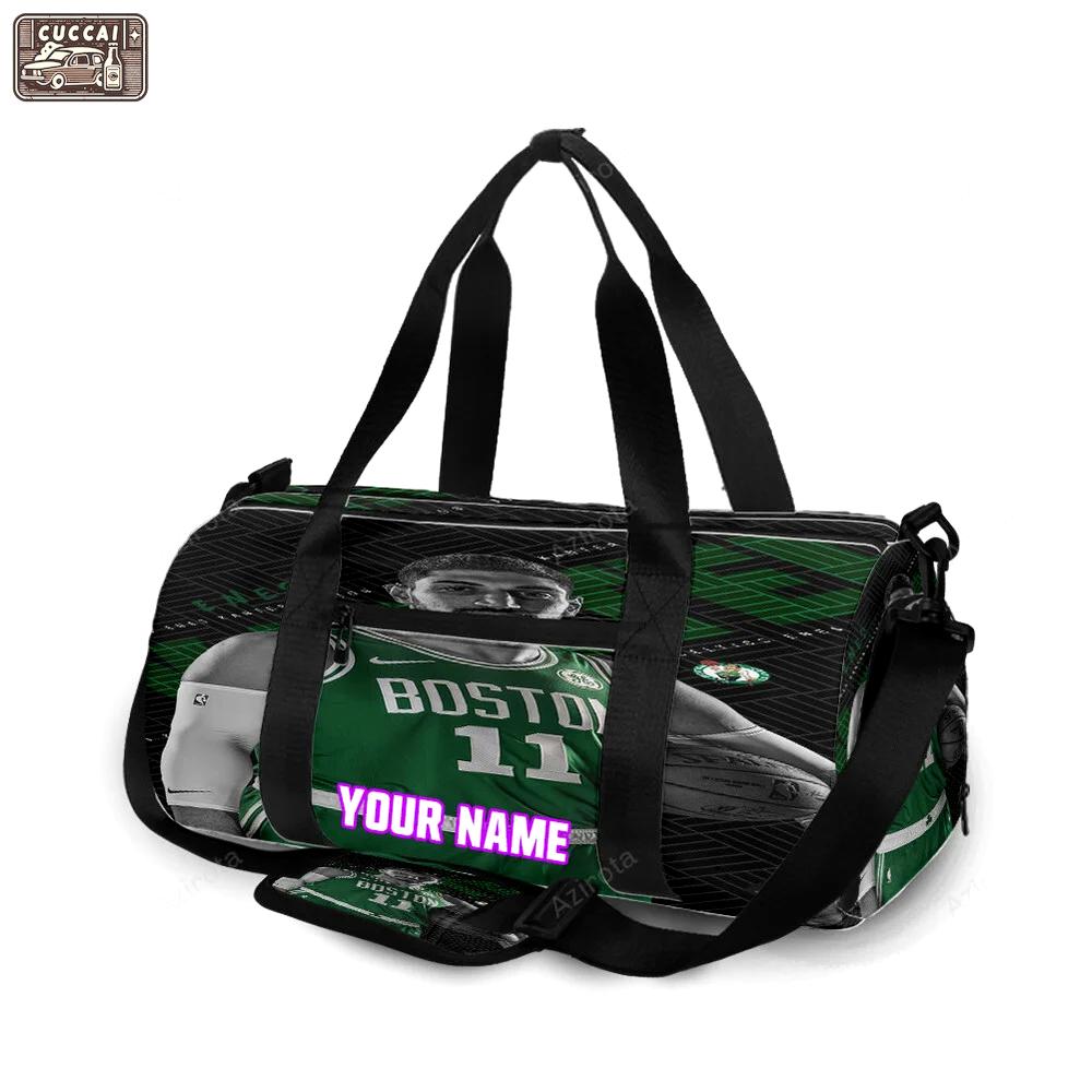 Boston celtics enes freedom1 personalized name travel bag gym bag 113 Travel Bag
