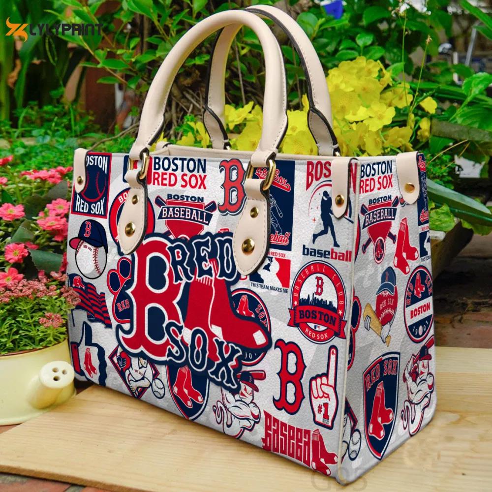 Boston red sox hand leather bag for women gift 2177 Women Leather Hand Bag