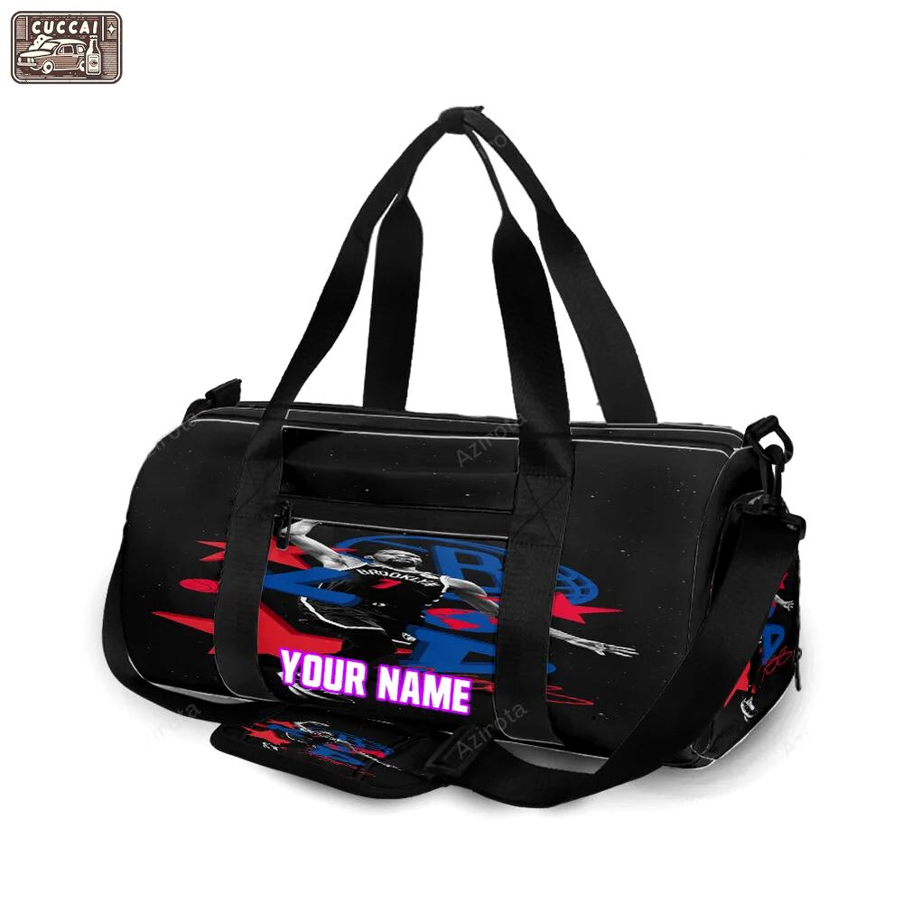 Brooklyn nets kevin durant3 personalized name travel bag gym bag 971 Travel Bag