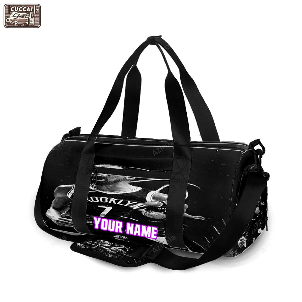Brooklyn nets kevin durant5 personalized name travel bag gym bag 2105 Travel Bag