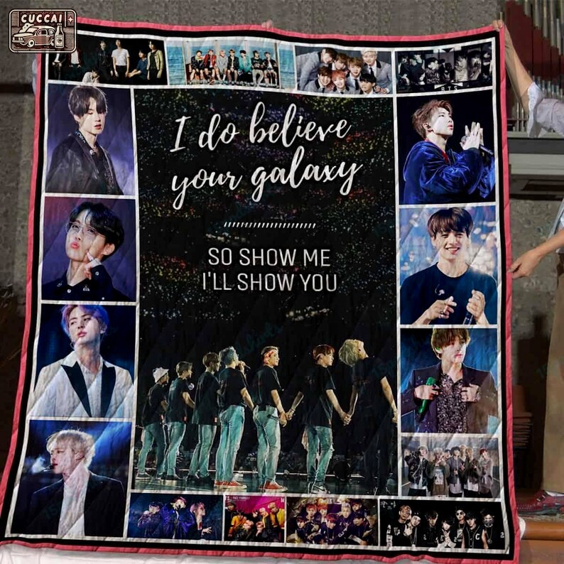 Bts quilt blanket ll Quilt Blanket