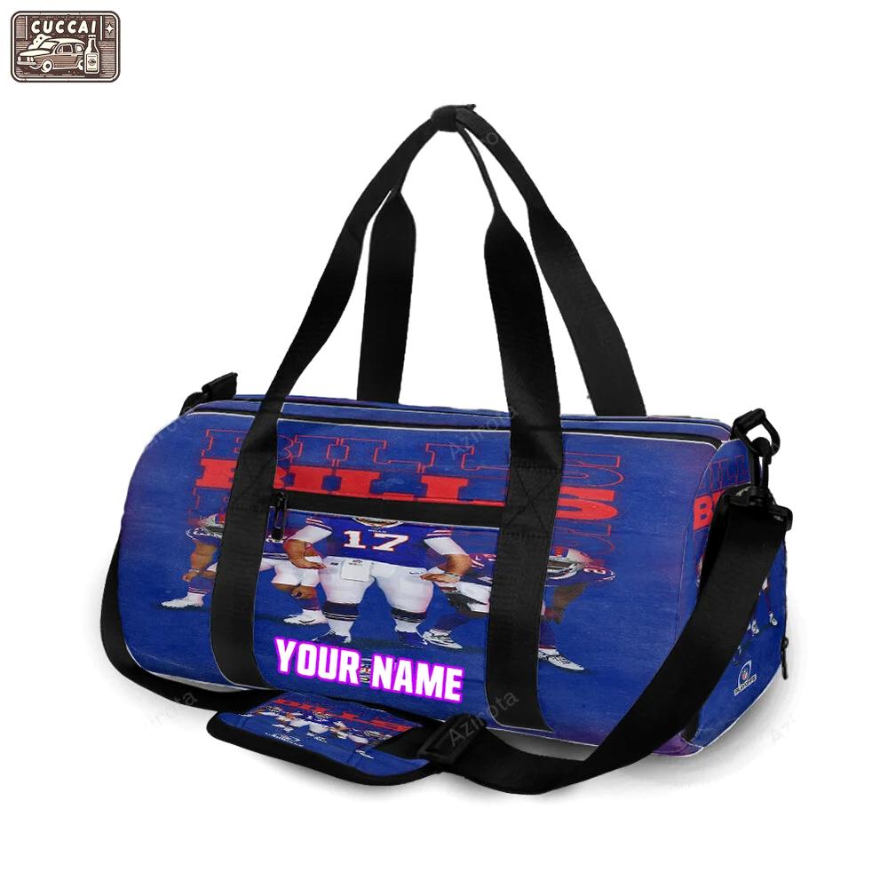 Buffalo bills players v3 personalized name travel bag gym bag 1517 Travel Bag