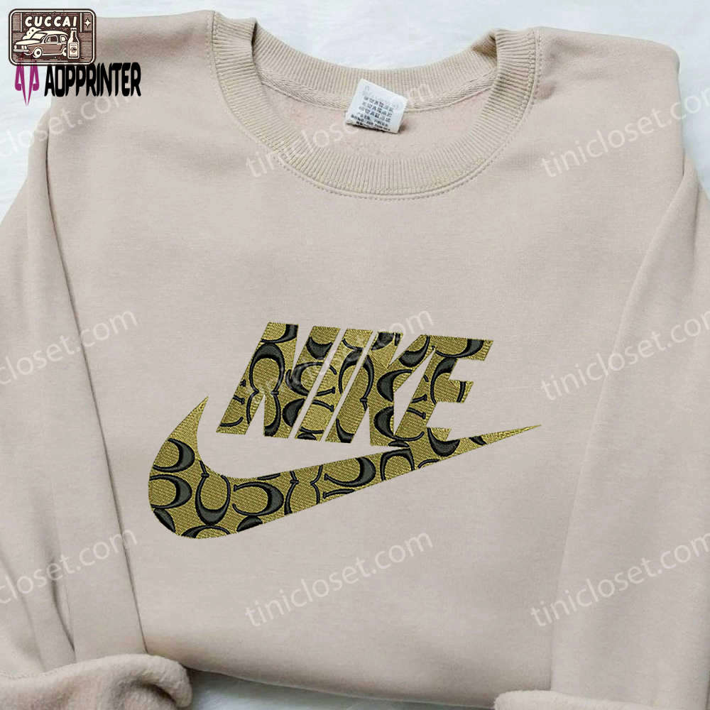 C x nike embroidered shirt – stylish and authentic nike-inspired design Embroidered Shirt