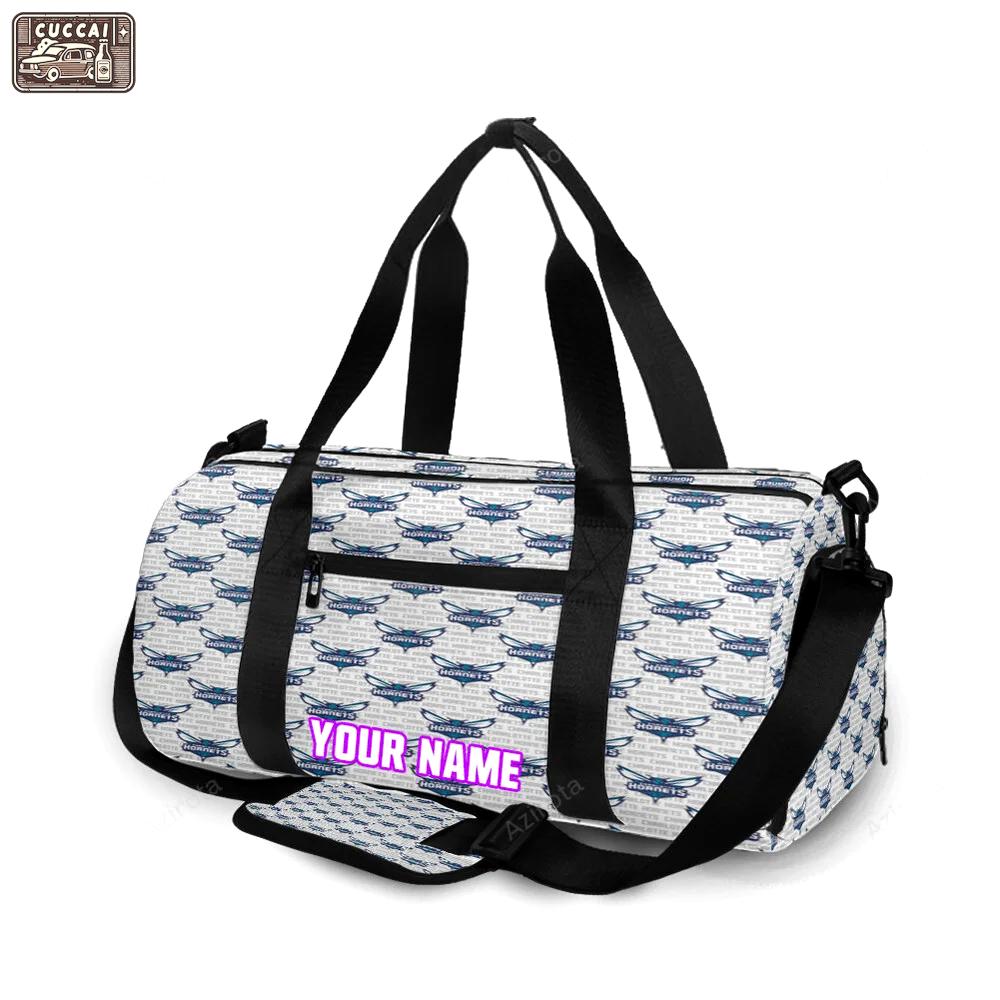 Charlotte hornets 4 personalized name travel bag gym bag 1260 Travel Bag
