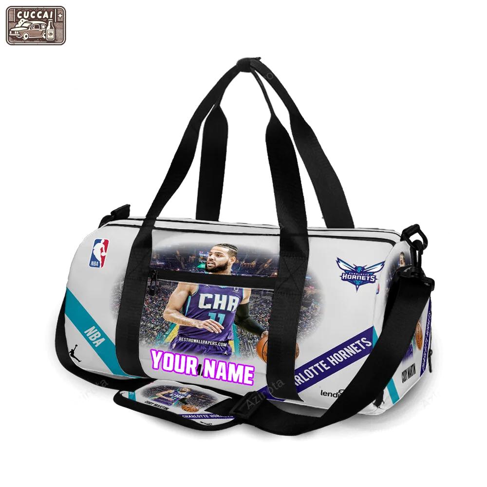 Charlotte hornets cody martin1 personalized name travel bag gym bag 402 Travel Bag
