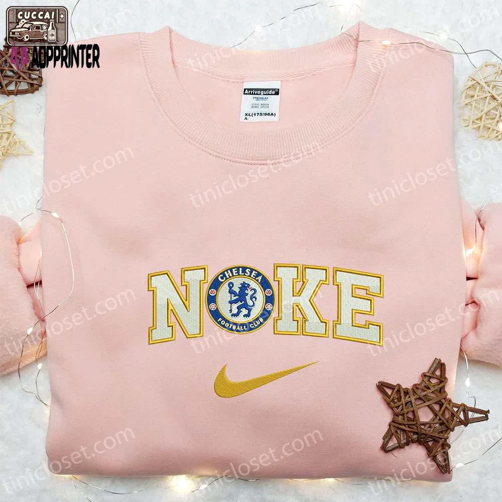 Chelsea x nike embroidered sweatshirt: football club & nike inspired shirt Embroidered Shirt