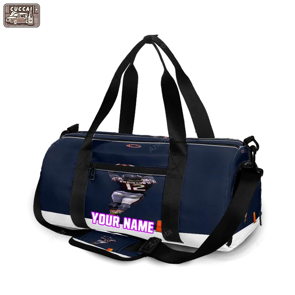 Chicago bears allen robinson1 personalized name travel bag gym bag 1411 Travel Bag