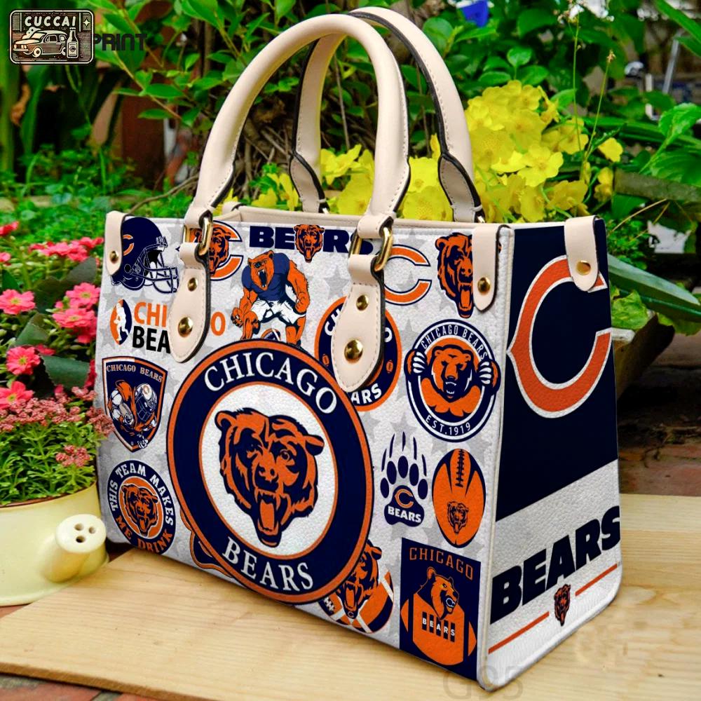 Chicago bears i0 leather bag g95 1405 Women Leather Hand Bag