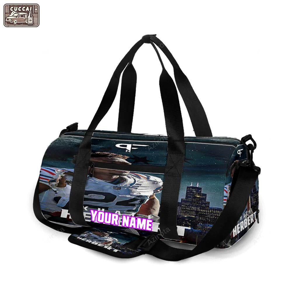 Chicago bears khalil herbert1 personalized name travel bag gym bag 1559 Travel Bag