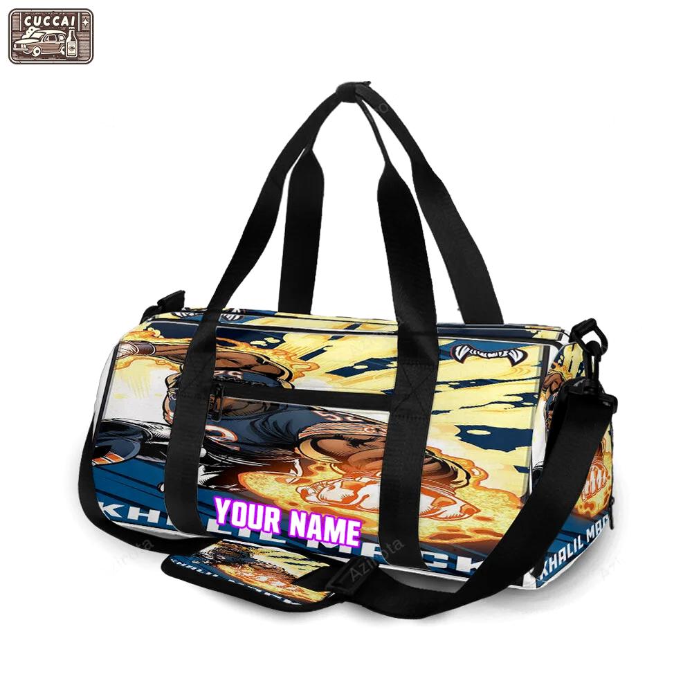 Chicago bears khalil mack1 personalized name travel bag gym bag 1988 Travel Bag