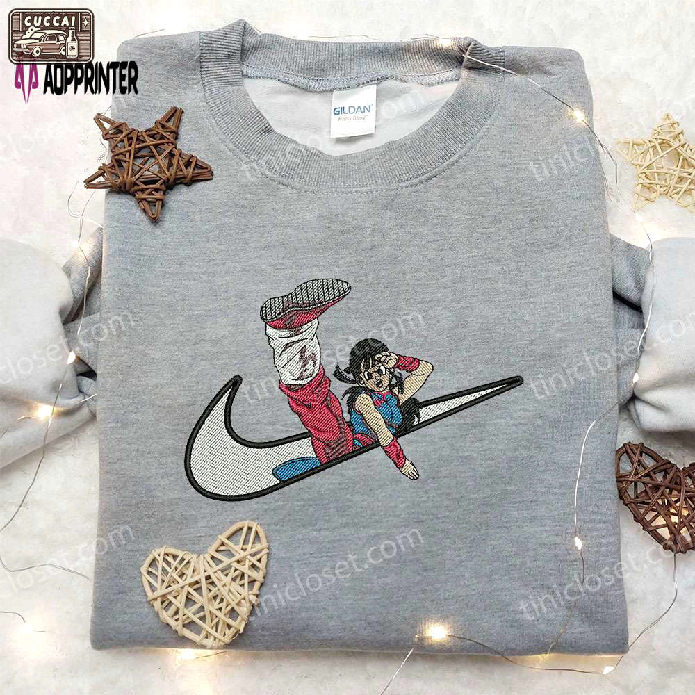 Chichi x nike & dragon ball embroidered shirts: custom nike designs Embroidered Shirt