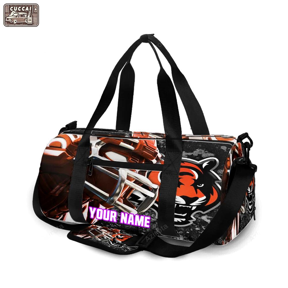 Cincinnati bengals player personalized name travel bag gym bag 310 Travel Bag