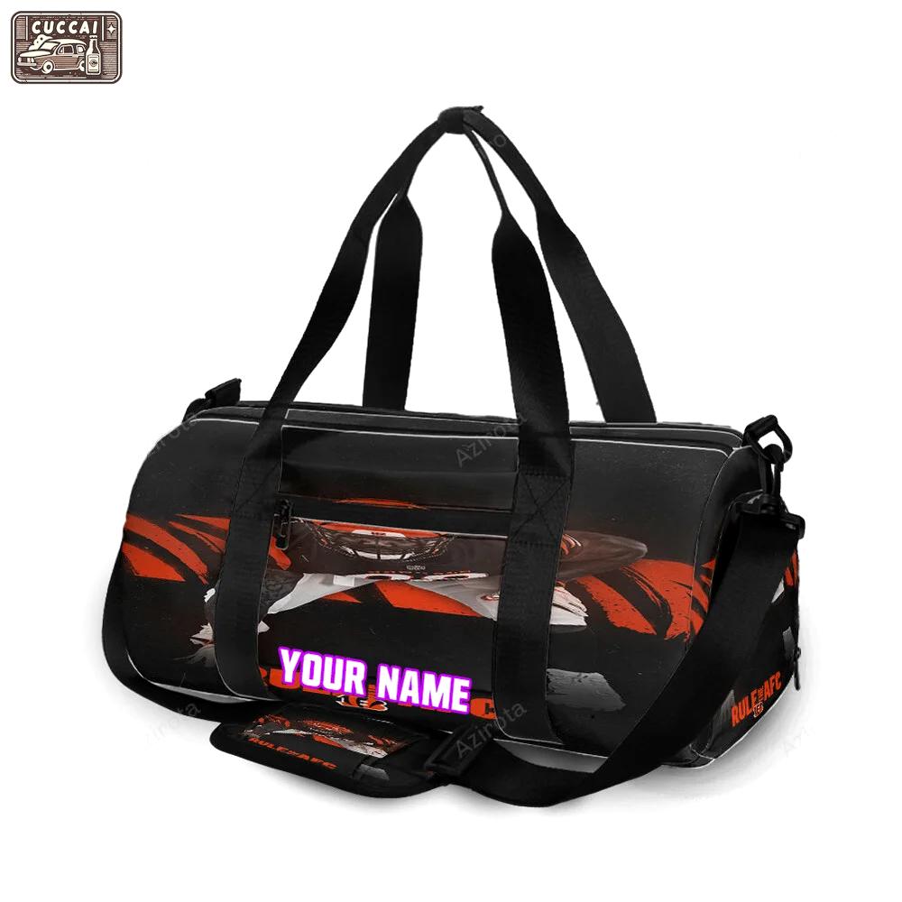 Cincinnati bengals player rule personalized name travel bag gym bag 1266 Travel Bag