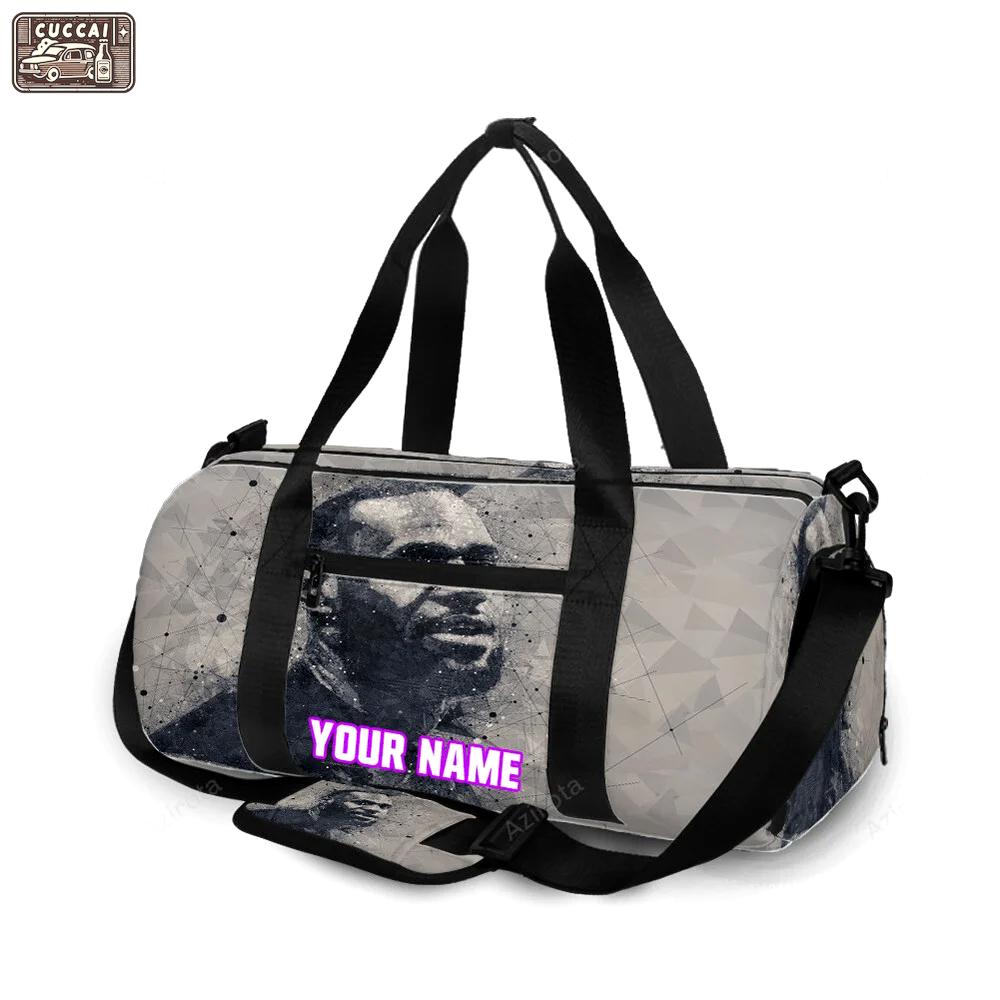 Cleveland cavaliers lebron james 23 v7 personalized name travel bag gym bag 1752 Travel Bag