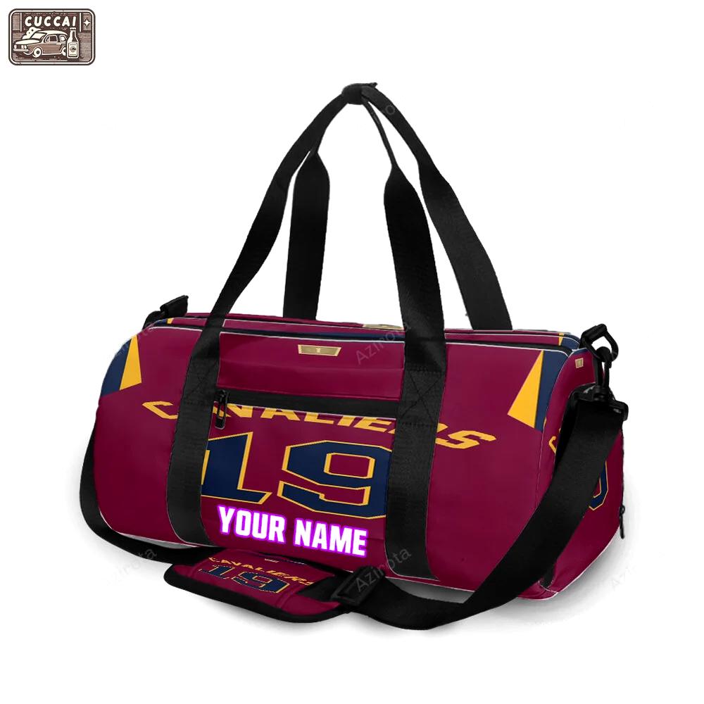 Cleveland cavaliers no19 personalized name travel bag gym bag 840 Travel Bag