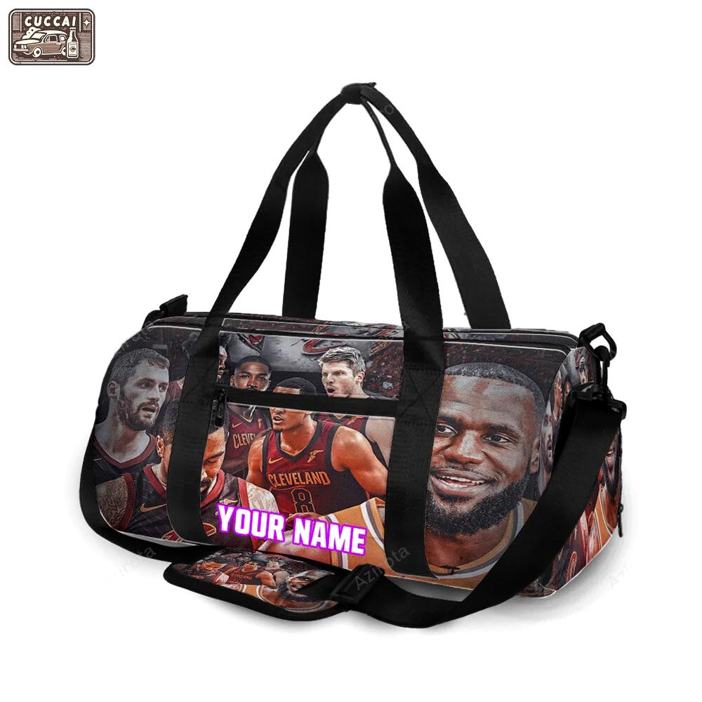 Cleveland cavaliers team2 personalized name travel bag gym bag 211 Travel Bag