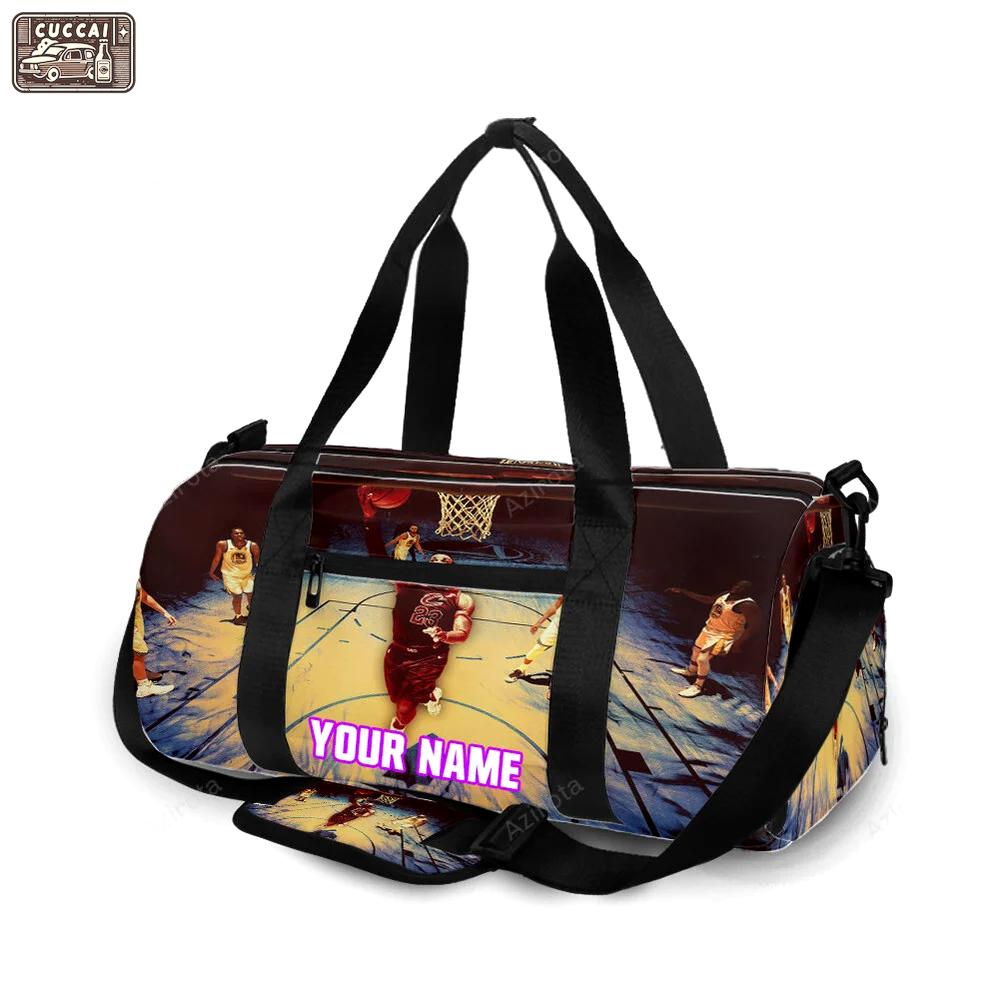 Cleveland cavaliers team4 personalized name travel bag gym bag 2170 Travel Bag