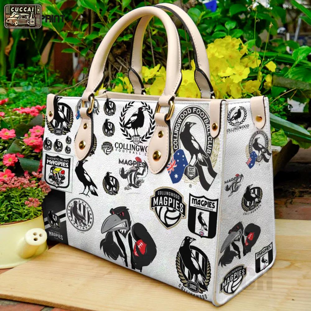 Collingwood magpies leather bag for women gift 848 Women Leather Hand Bag