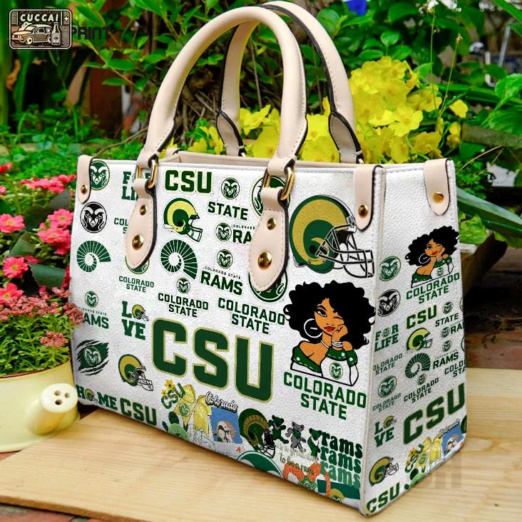 Colorado state rams leather  handbag gift for  women 3060 Women Leather Hand Bag