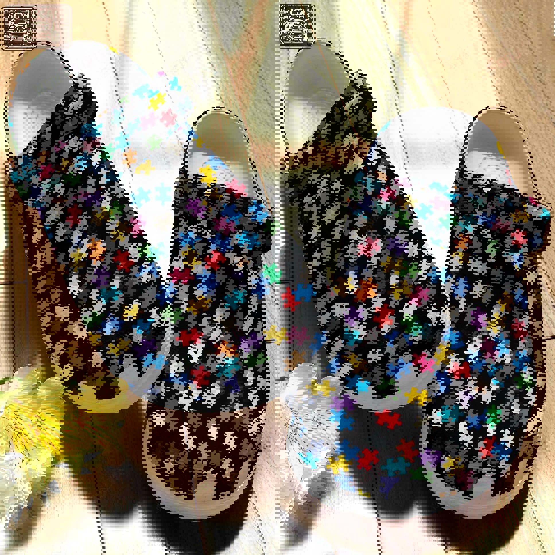 Crocs outfit - autism awareness crocs puzzle pattern crocband clog shoes for men women - 85 Crocs Outfit