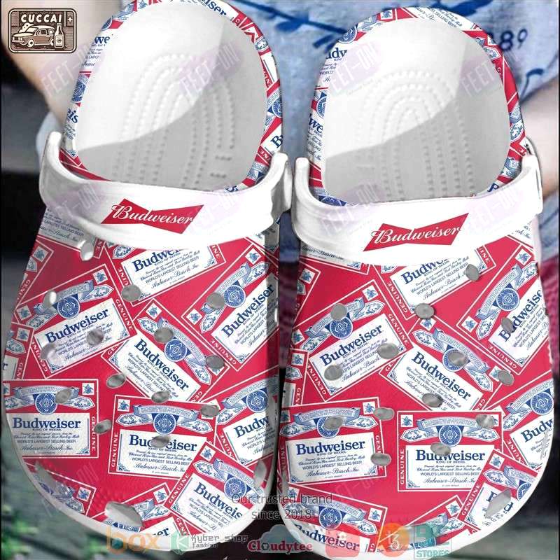 Crocs outfit - budweiser red logo crocs crocband clogs shoes - 326 Crocs Outfit