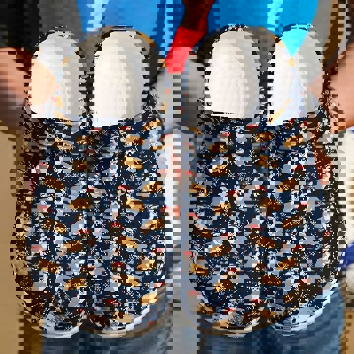 Crocs outfit - corgi dog christmas pattern crocs crocband clog shoes for men women - 410 Crocs Outfit