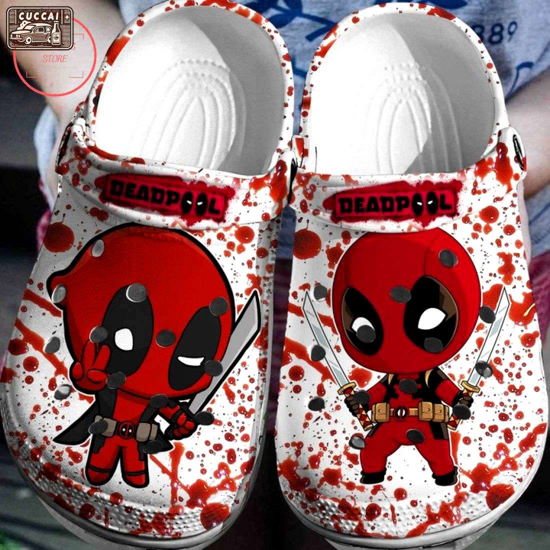 Crocs outfit - deadpool marvel superhero crocs clogs crocband shoes - 553 Crocs Outfit