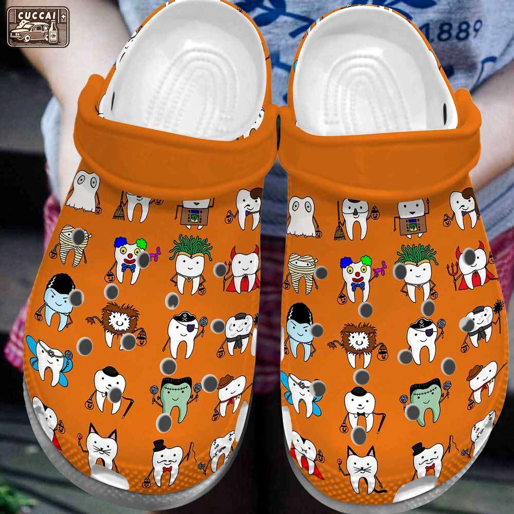 Crocs outfit - dentist teeths halloween cosplay crocs clogs crocband shoes - 587 Crocs Outfit