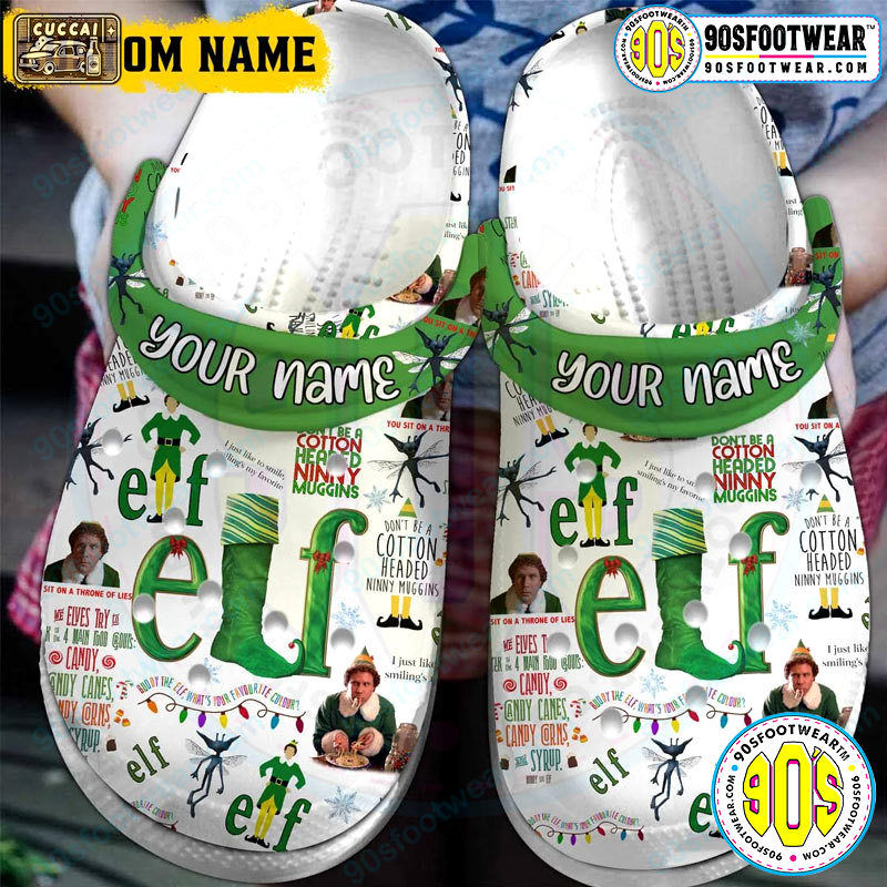 Crocs outfit - elf personalized crocs funny elf movie custom clog shoes - 678 Crocs Outfit