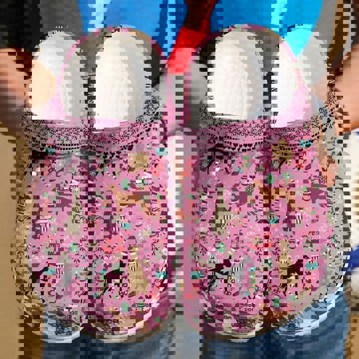 Crocs outfit - greyhound dog christmas crocs crocband clog shoes for men women - 788 Crocs Outfit