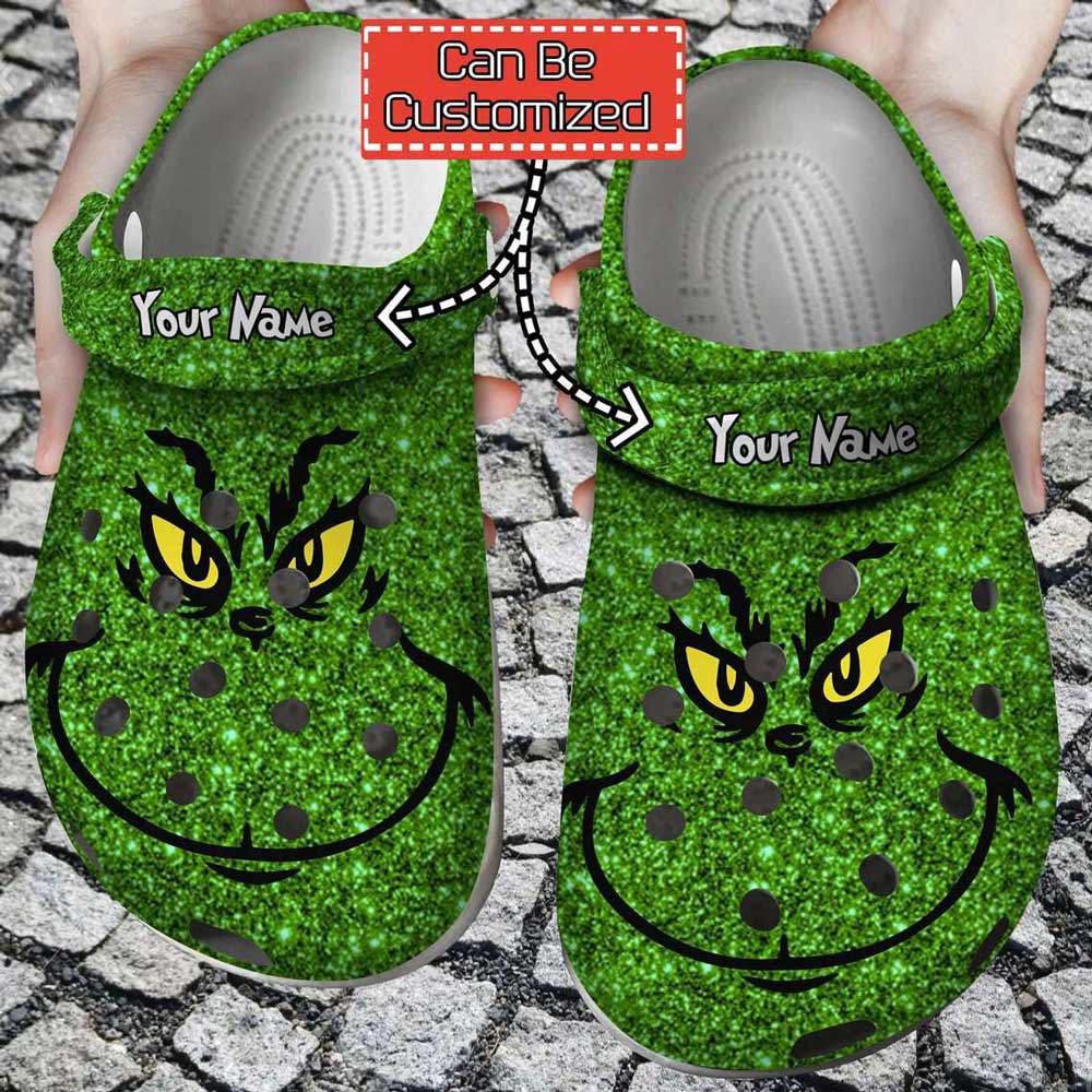 Crocs outfit - grinch christmas light custom name crocs clogs crocband shoes - 793 Crocs Outfit