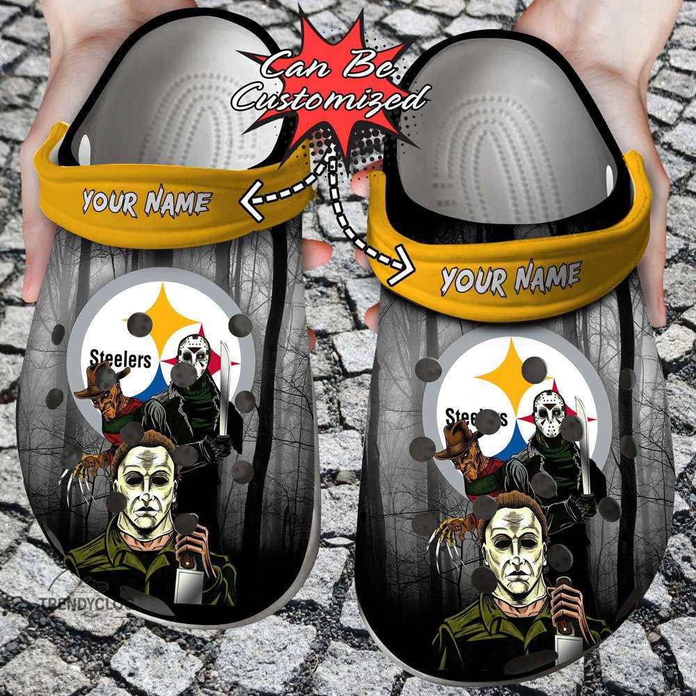 Crocs outfit - halloween crocs personalized pittsburgh steelers horror movie clogs crocband shoes - 986 Crocs Outfit
