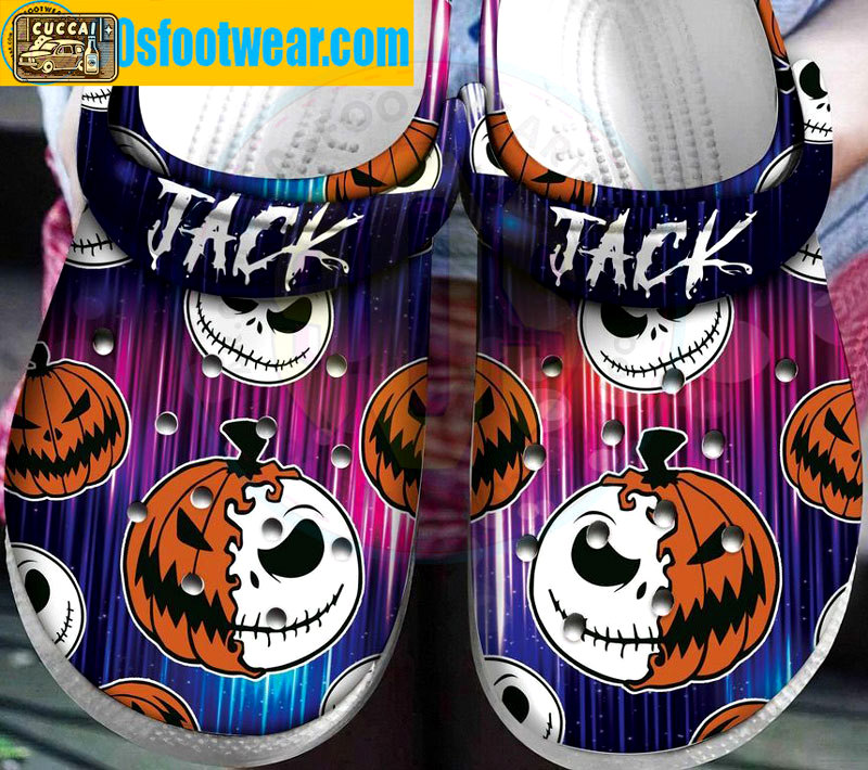 Crocs outfit - halloween crocs pumpkin jack skellington classic clogs - 1004 Crocs Outfit