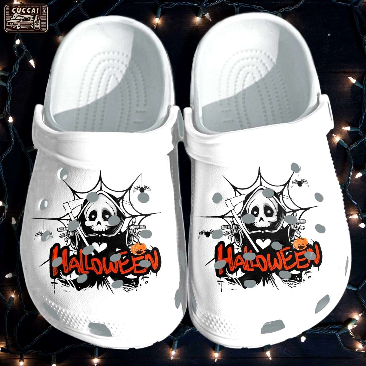 Crocs outfit - halloween ghost web crocs crocband clogs - 1031 Crocs Outfit