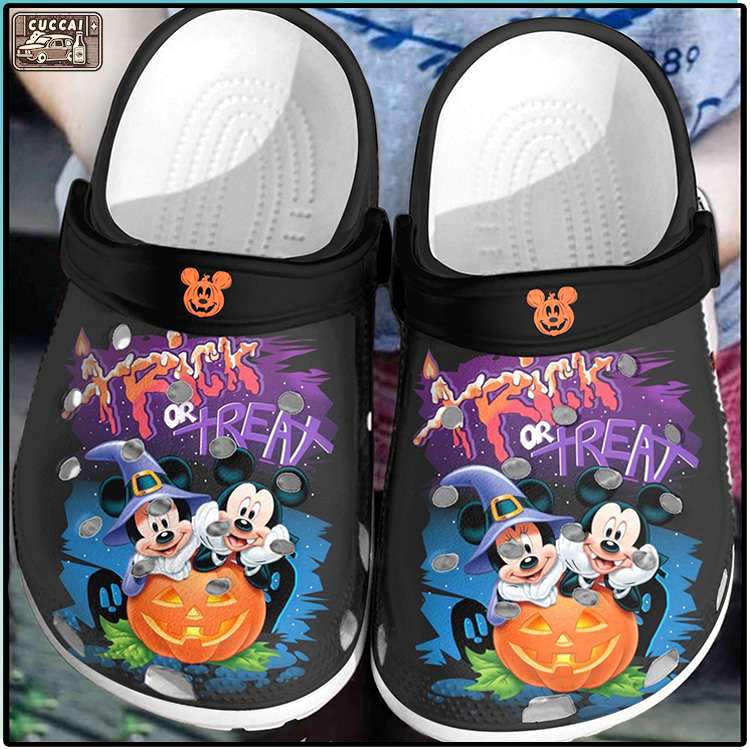 Crocs outfit - halloween mickey and minnie trick or treat crocs crocband clogs - 1067 Crocs Outfit