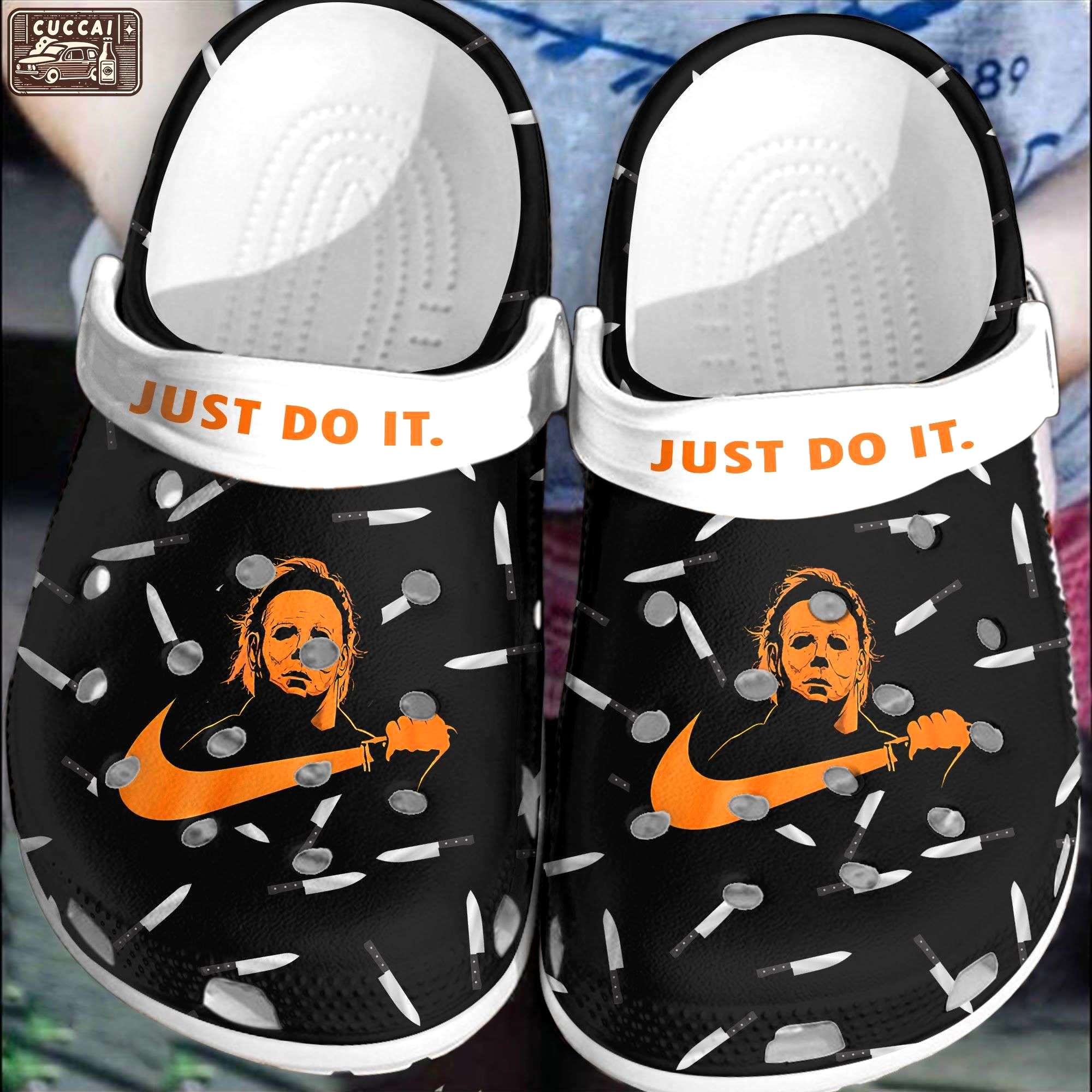 Crocs outfit - halloween movie just do it michael myers characters horror movie crocs crocband clogs - 1096 Crocs Outfit