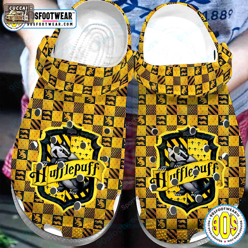 Crocs outfit - harry potter crocs hufflepuff house harry potter movie clog shoes for hp fan - 1155 Crocs Outfit
