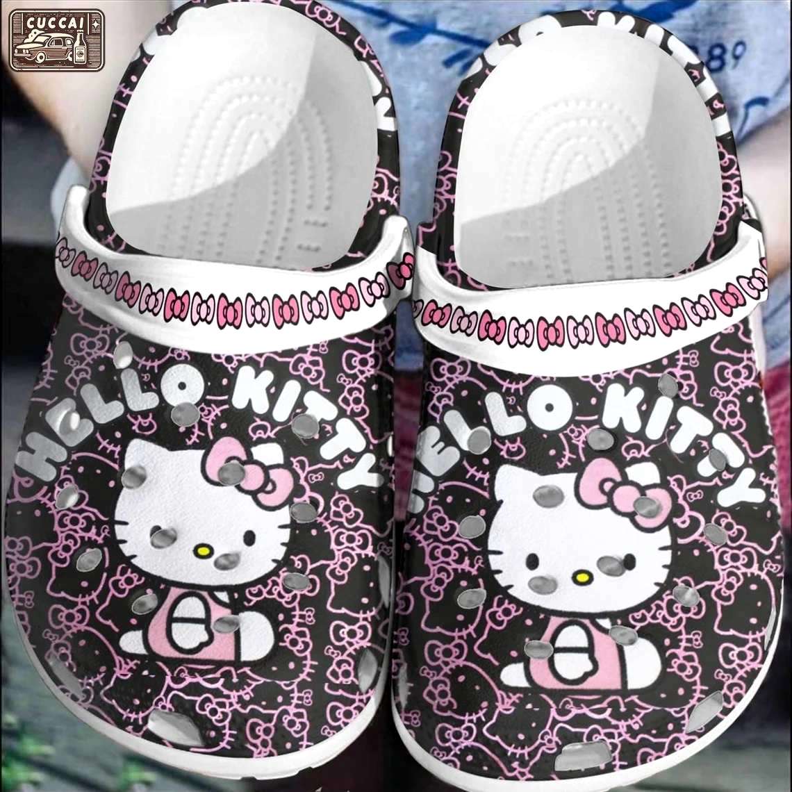 Crocs outfit - hello kitty pattern crocs clogs crocband shoes - 1220 Crocs Outfit