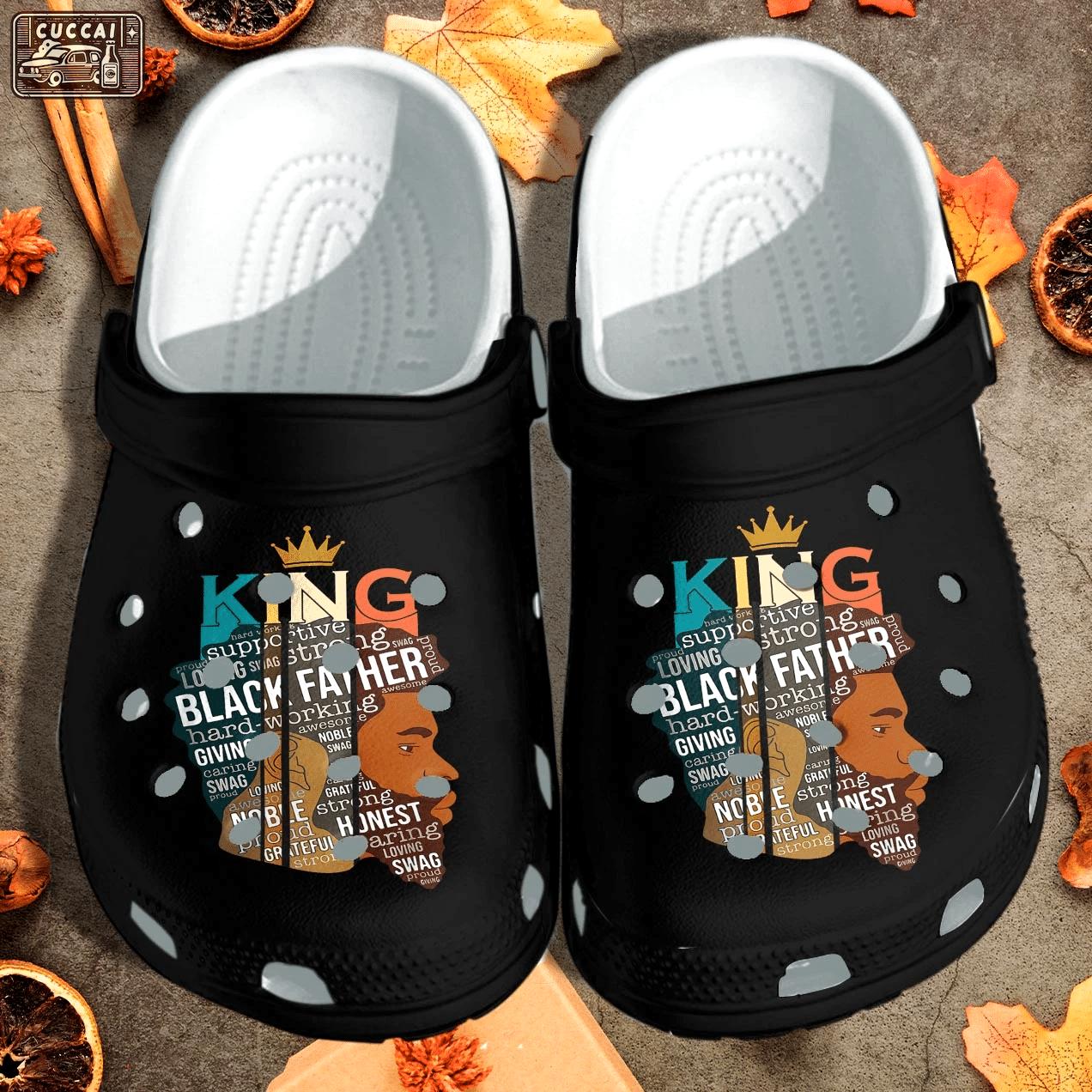 Crocs outfit - king black father crocs crocband clogs - 1346 Crocs Outfit
