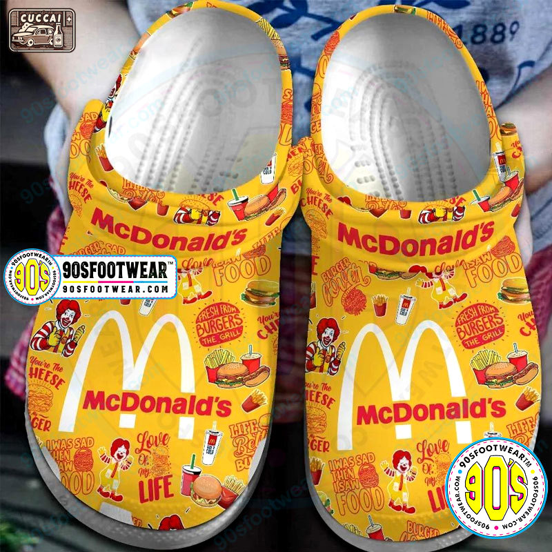 Crocs outfit - mcdonald crocs happy mcdonald yellow color clog shoes - 1406 Crocs Outfit