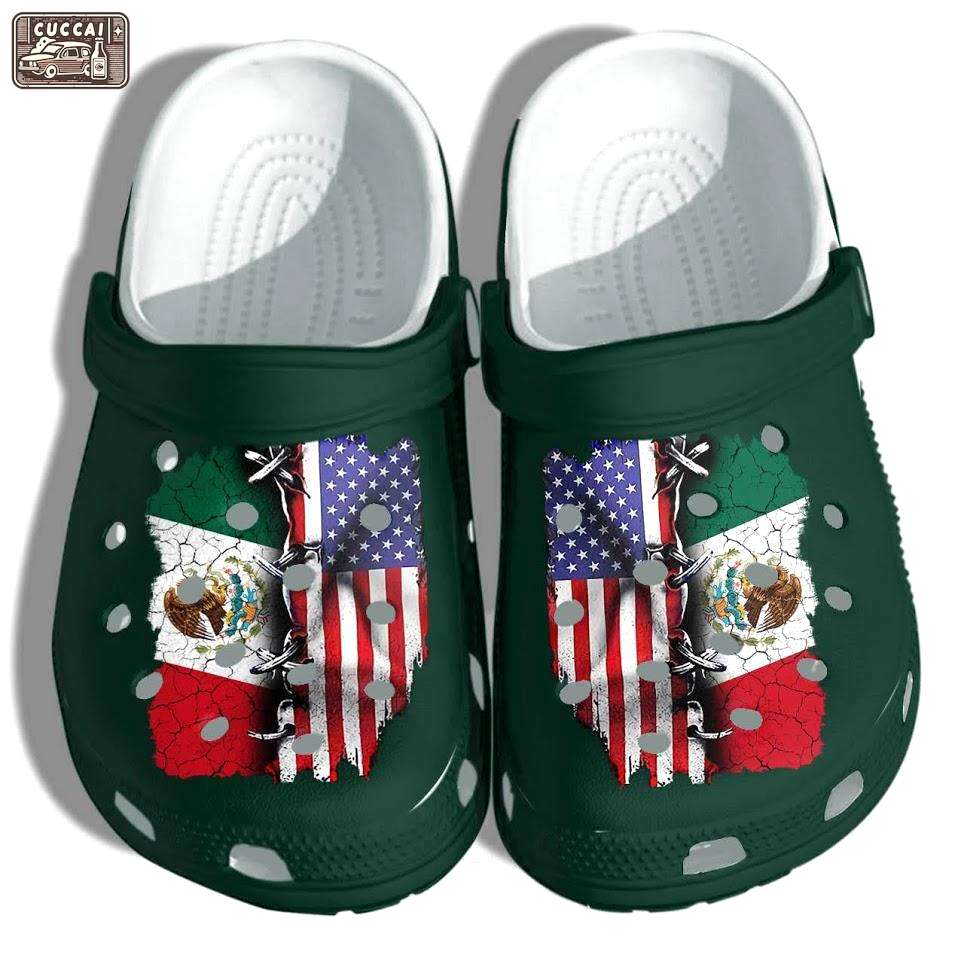 Crocs outfit - mexico america flag crocs crocband clog shoes - 1419 Crocs Outfit