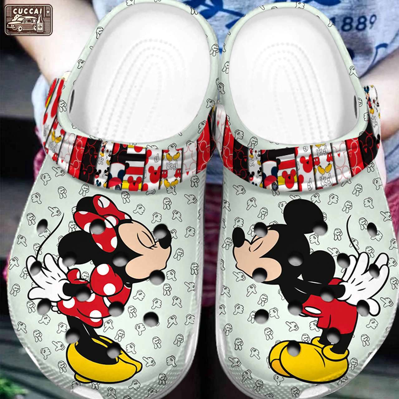 Crocs outfit - mickey and minnie mouse crocs crocband clogs - 1434 Crocs Outfit