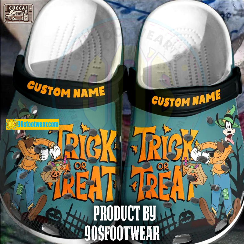 Crocs outfit - personalized disney halloween crocs goofy classic clog - 1700 Crocs Outfit