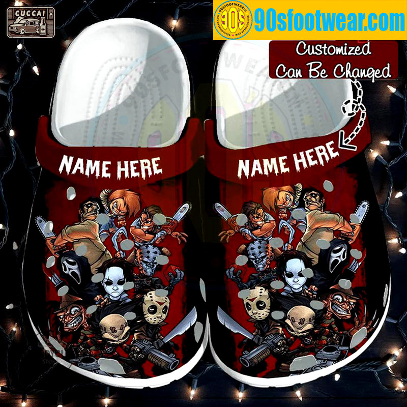 Crocs outfit - personalized halloween crocs horror movie halloween classic clogs - 1726 Crocs Outfit